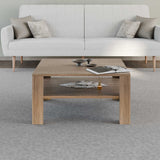 Masuta Cafea SHP-690-DD-1 Home Collection® New Jersey cu Raft, 90x42x90 cm - Natur | SKU: SHP-690-TT-1