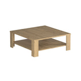 Masuta Cafea SHP-690-DD-1 Home Collection® New Jersey cu Raft, 90x42x90 cm - Natur | SKU: SHP-690-TT-1