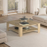 Masuta Cafea SHP-690-DD-1 Home Collection® New Jersey cu Raft, 90x42x90 cm - Stejar | SKU: SHP-690-FF-1