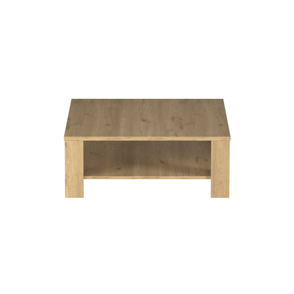 Masuta Cafea SHP-690-DD-1 Home Collection® New Jersey cu Raft, 90x42x90 cm - Stejar | SKU: SHP-690-FF-1