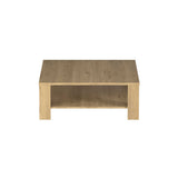 Masuta Cafea SHP-690-DD-1 Home Collection® New Jersey cu Raft, 90x42x90 cm - Stejar | SKU: SHP-690-FF-1