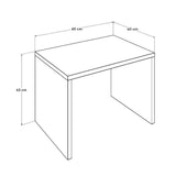 Masuta Cafea NSH-510-TT-1 Home Collection® New York Office, Natur, 60x43x40 cm