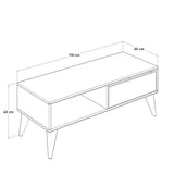 Masuta Cafea cu sertar SHP-655-DD-1 Home Collection® Living, Alb - Maro - Natur, 110x42x65 cm - Masuta Cafea cu sertar SHP-655-DD-1 Home Collection® Living, Alb - Maro - Natur, 110x42x65 cm | SKU: SHP-655-TT-1, SHP-655-OO-1