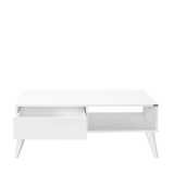 Masuta Cafea cu sertar SHP-655-DD-1 Home Collection® Living, Alb - Maro - Natur, 110x42x65 cm - Alb | SKU: SHP-655-DD-1, SHP-655-TT-1, SHP-655-OO-1