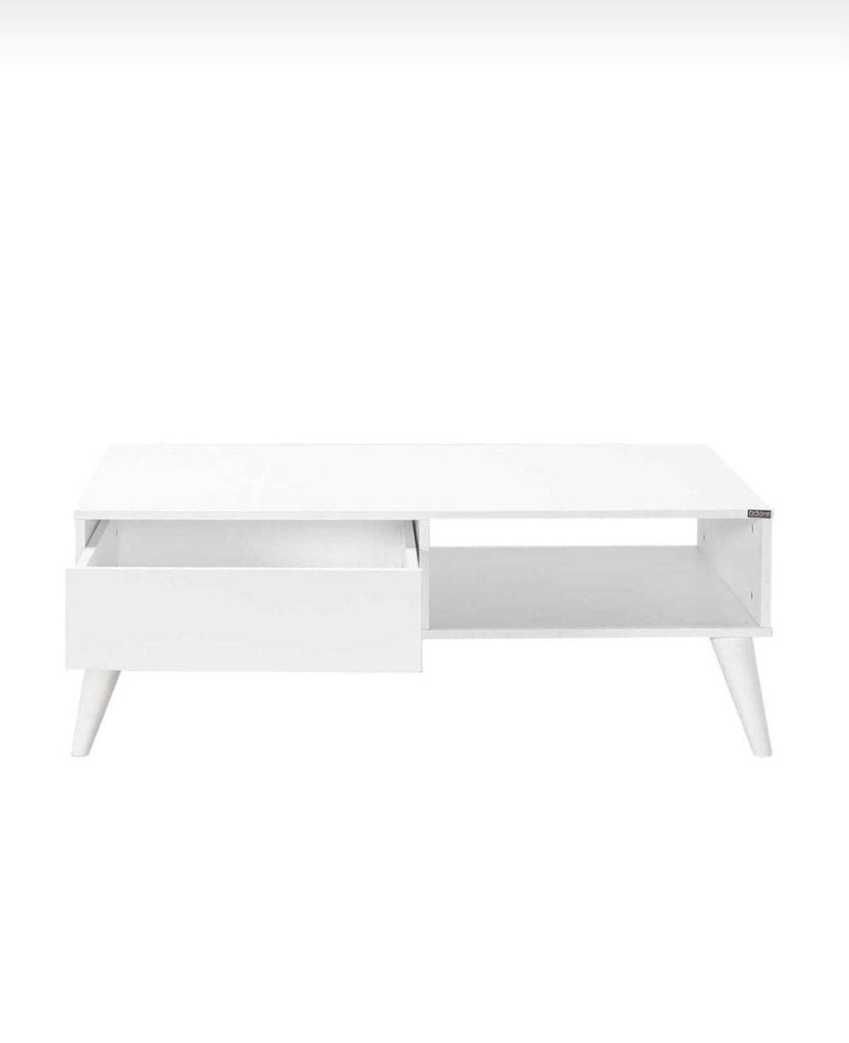 Masuta Cafea cu sertar SHP-655-DD-1 Home Collection® Living, Alb - Maro - Natur, 110x42x65 cm - Alb | SKU: SHP-655-DD-1, SHP-655-TT-1, SHP-655-OO-1