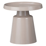 Set 2 mese de cafea Ginoze, Metal, 70x70x40 cm - Bej