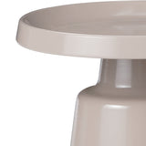 Set 2 mese de cafea Ginoze, Metal, 70x70x40 cm - Bej