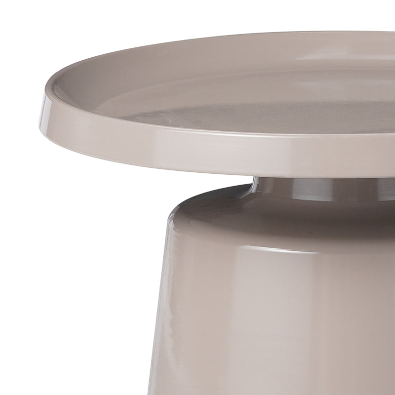 Set 2 mese de cafea Ginoze, Metal, 70x70x40 cm - Bej