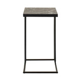 Masuta Cafea Laterala SHP-908-QQ-1 Home Collection® C shape, 50x62x35 cm - Antracit | SKU: SHP-908-QQ-1
