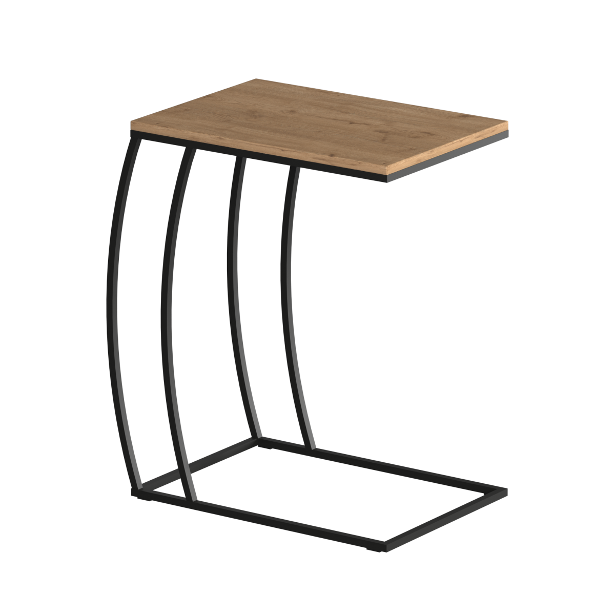 Masuta Cafea Laterala SHP-908-QQ-1 Home Collection® C shape, 50x62x35 cm - Stejar | SKU: SHP-908-FF-1