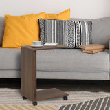 Masuta Cafea Laterala SHP-108-PP-1 Home Collection® C shape cu roti, Alb - Nuc - Stejar - Mov, 35x65x45 cm - Masuta Cafea Laterala SHP-108-PP-1 Home Collection® C shape cu roti, Alb - Nuc - Stejar - Mov, 35x65x45 cm | SKU: SHP-108-OO-1