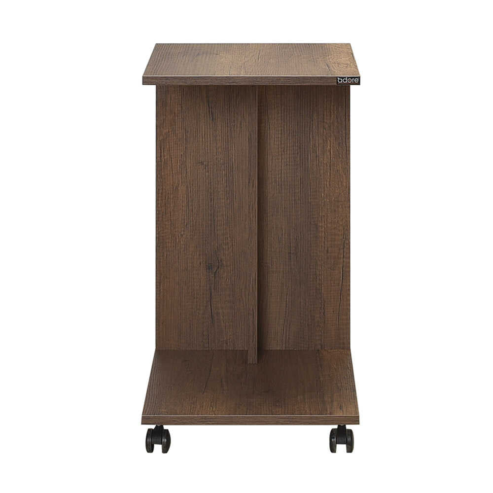 Masuta Cafea Laterala SHP-108-PP-1 Home Collection® C shape cu roti, Alb - Nuc - Stejar - Mov, 35x65x45 cm - Nuc | SKU: SHP-108-PP-1, SHP-108-OO-1, SHP-108-FF-1, SHP-108-UU-1
