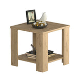 Masuta Cafea Laterala SHP-550-FF-1 Home Collection® New Line, Maro - Natur - Stejar, 50x48x50 cm - Stejar | SKU: SHP-550-FF-1