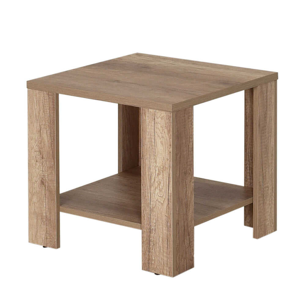 Masuta Cafea Laterala SHP-550-FF-1 Home Collection® New Line, Maro - Natur - Stejar, 50x48x50 cm - Natur | SKU: SHP-550-TT-1