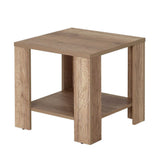Masuta Cafea Laterala SHP-550-FF-1 Home Collection® New Line, Maro - Natur - Stejar, 50x48x50 cm - Natur | SKU: SHP-550-TT-1