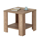 Masuta Cafea Laterala SHP-550-FF-1 Home Collection® New Line, Maro - Natur - Stejar, 50x48x50 cm - Natur | SKU: SHP-550-TT-1