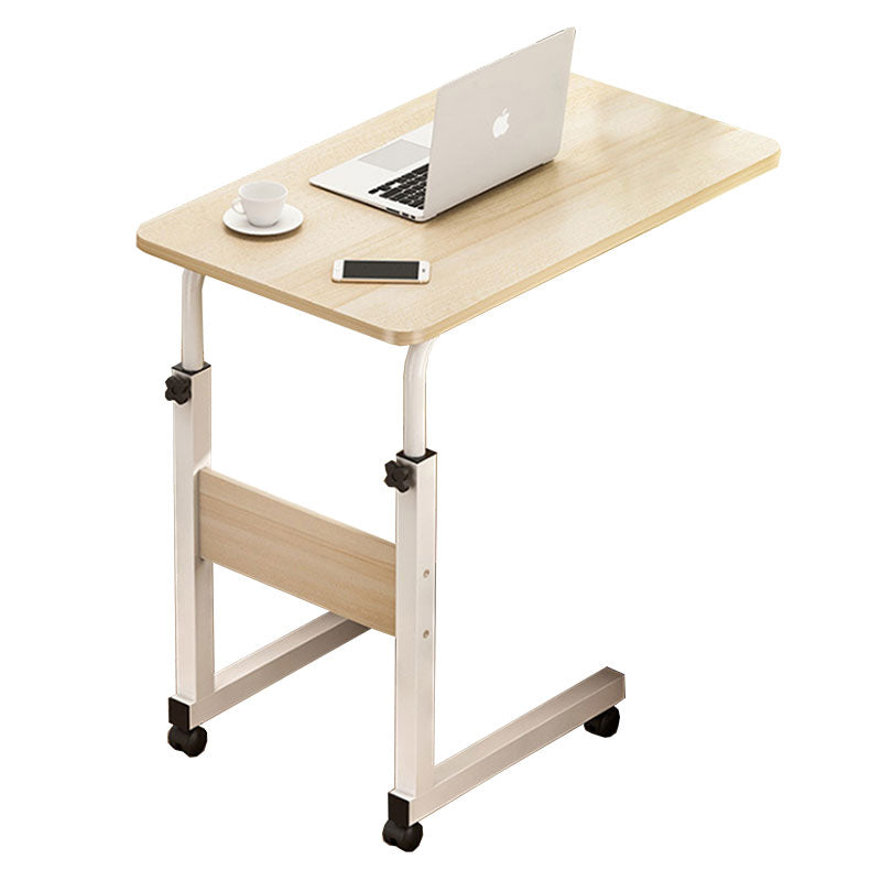 Masuta Cafea Laterala MDF, C shape, Natural - Nuc, 60x85x40 cm - Masuta Cafea Laterala MDF, C shape, Natural - Nuc, 60x85x40 cm