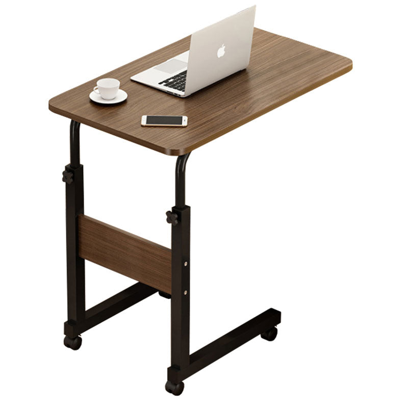 Masuta Cafea Laterala MDF, C shape, Natural - Nuc, 60x85x40 cm - Masuta Cafea Laterala MDF, C shape, Natural - Nuc, 60x85x40 cm - 072-000048