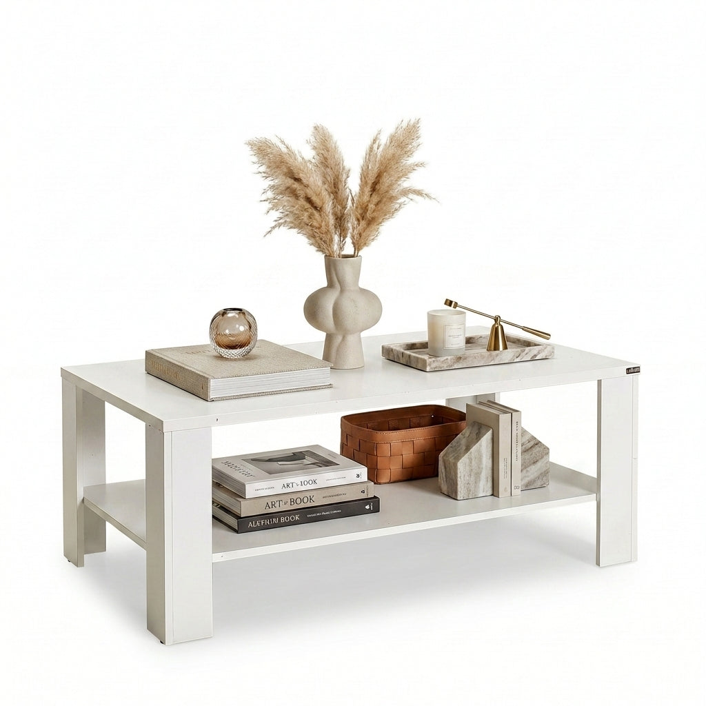 Masuta Cafea Rectangular SHP-695-DD-1 Home Collection® Living, Alb - Maro, 110x42x65 cm - Masuta Cafea Rectangular Adore Living, Alb, 110x42x65 cm, foto produs 6 | SKU: SHP-695-DD-1, SHP-695-OO-1