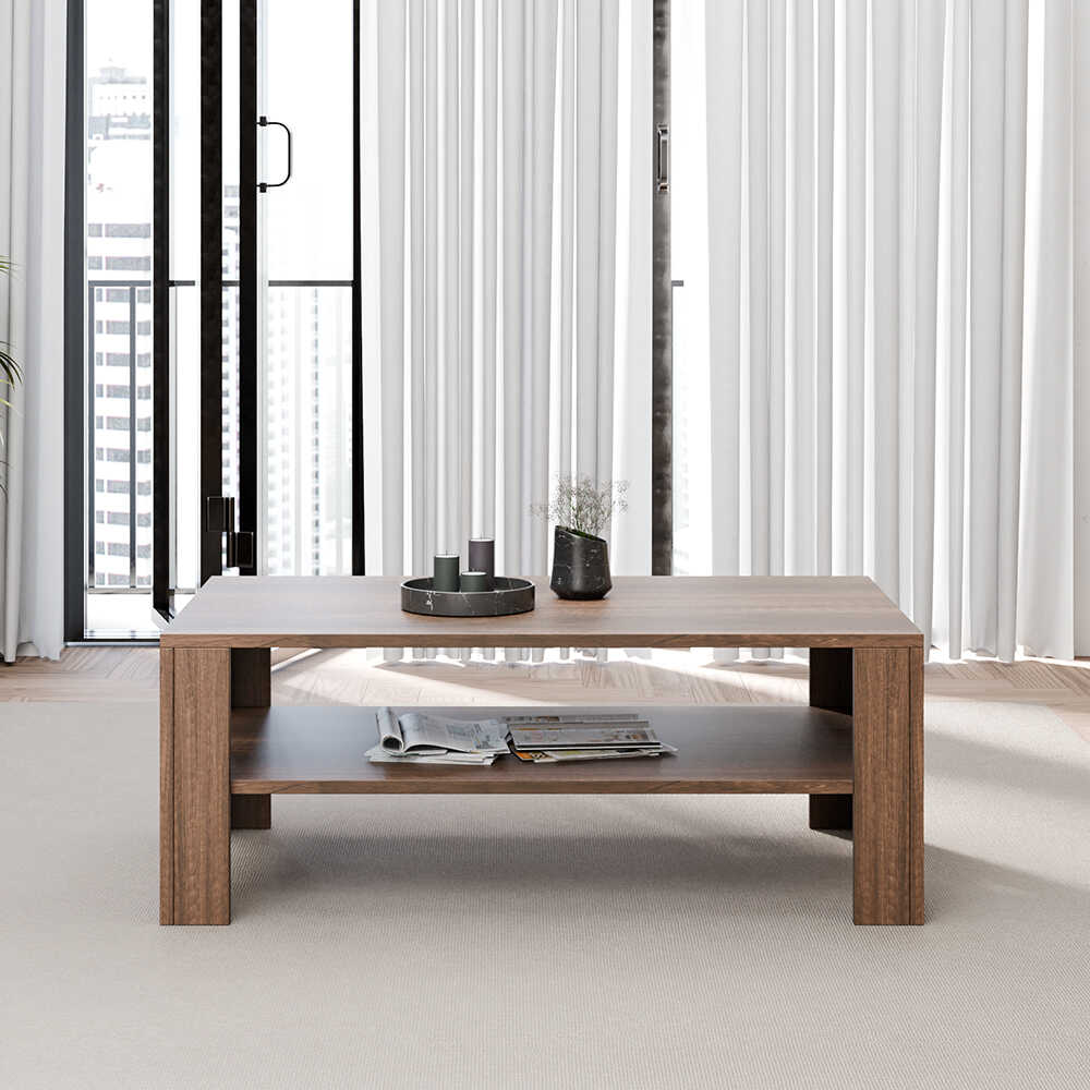 Masuta Cafea Rectangular SHP-695-DD-1 Home Collection® Living, Alb - Maro, 110x42x65 cm - Maro | SKU: SHP-695-OO-1