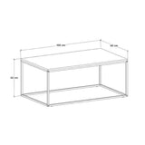 Masuta Cafea Rectangulara SHP-985-OO-1 Home Collection® Profile, Maro, 100x42x60 cm