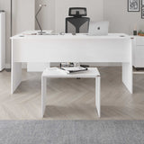 Masuta Cafea/Birou RSH-300-DD-1 Home Collection® Rio Office, 60x43x40 cm - Alb | SKU: RSH-300-DD-1