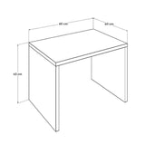 Masuta Cafea/Birou RSH-300-DD-1 Home Collection® Rio Office, 60x43x40 cm - Lemn Natural | SKU: RSH-300-TT-1