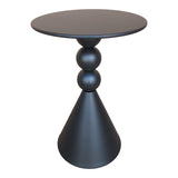 Măsuță auxiliară cu funcție de depozitare Bilane, Metal, Diverse culori, 39x60 cm - Negru