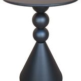 Măsuță auxiliară cu funcție de depozitare Bilane, Metal, Diverse culori, 39x60 cm - Negru