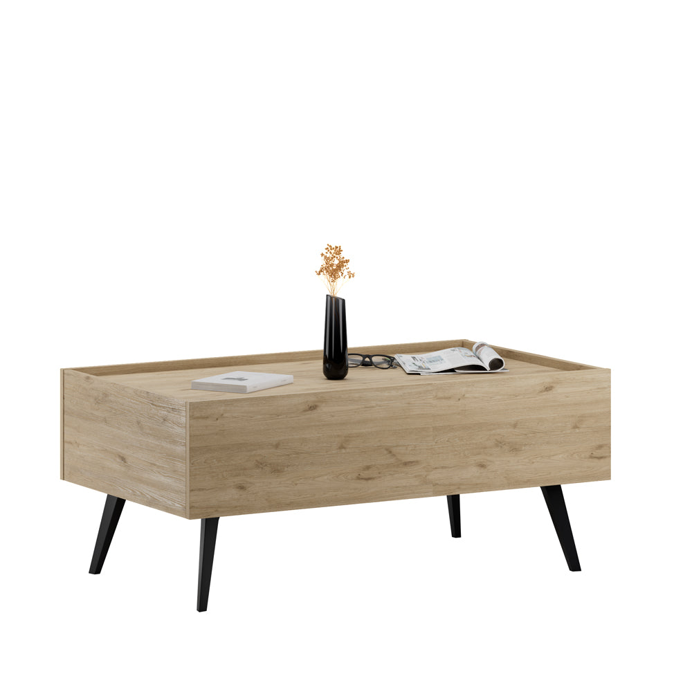 Masuta de cafea SHP-701-FF-1 Home Collection® Luna, Stejar, 103x45x60 cm