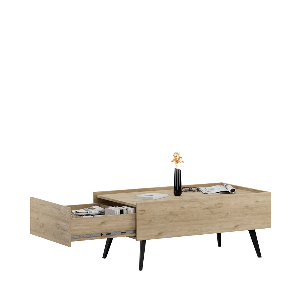 Masuta de cafea SHP-701-FF-1 Home Collection® Luna, Stejar, 103x45x60 cm