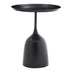 Masuta de cafea AGrile metal, negru, D50x60 cm