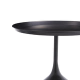 Masuta de cafea AGrile metal, negru, D50x60 cm