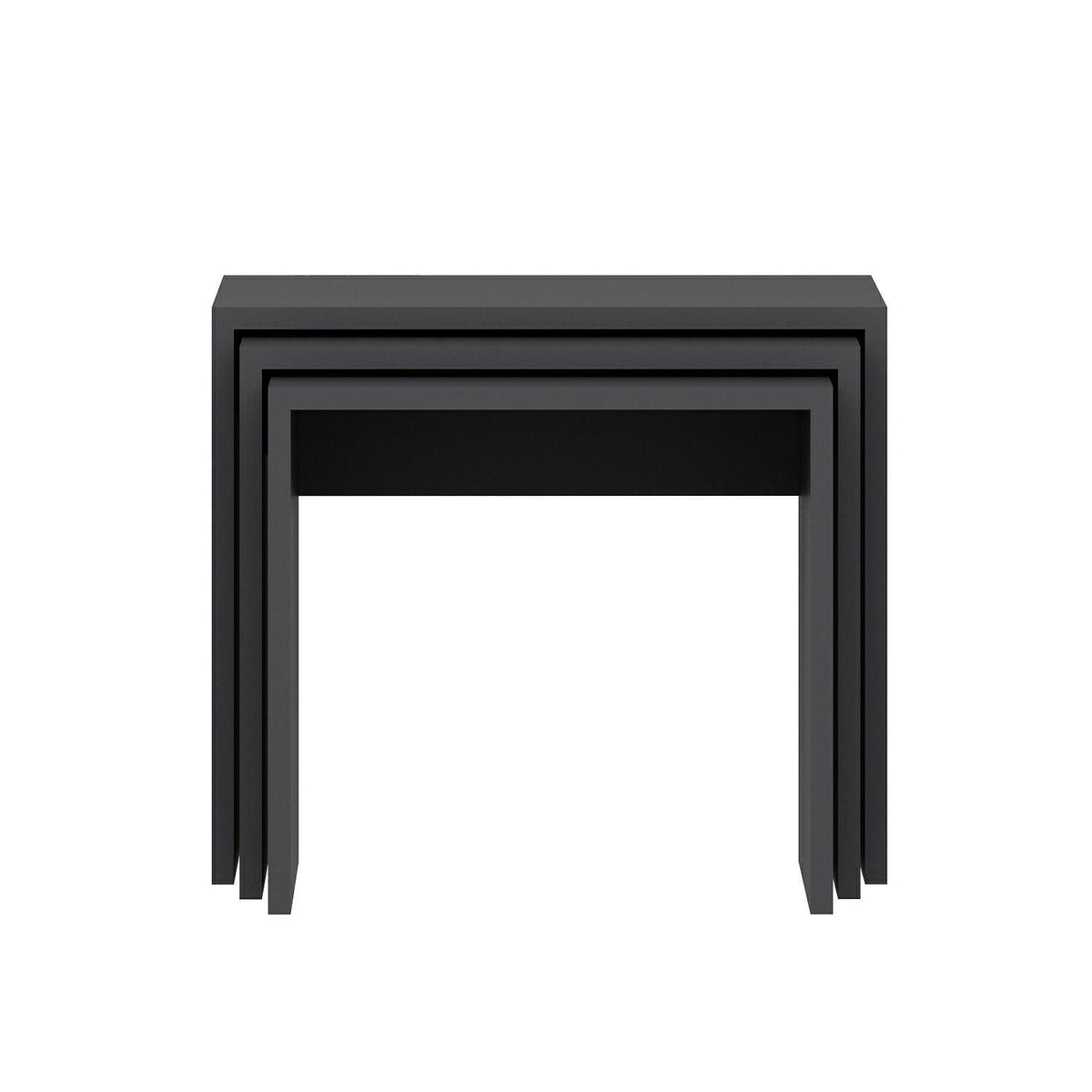 Masuta de Cafea Alya - Anthracite, Gri, 55x47x40 cm