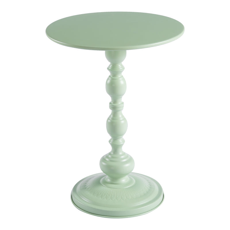 Măsuță auxiliară metalică Anesor, Metal, Diverse culori, 40x52 cm - Verde