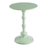 Măsuță auxiliară metalică Anesor, Metal, Diverse culori, 40x52 cm - Verde