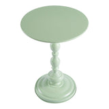 Măsuță auxiliară metalică Anesor, Metal, Diverse culori, 40x52 cm - Verde