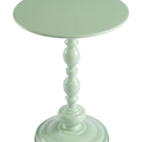 Măsuță auxiliară metalică Anesor, Metal, Diverse culori, 40x52 cm - Verde
