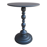 Măsuță auxiliară metalică Anesor, Metal, Diverse culori, 40x52 cm - Negru