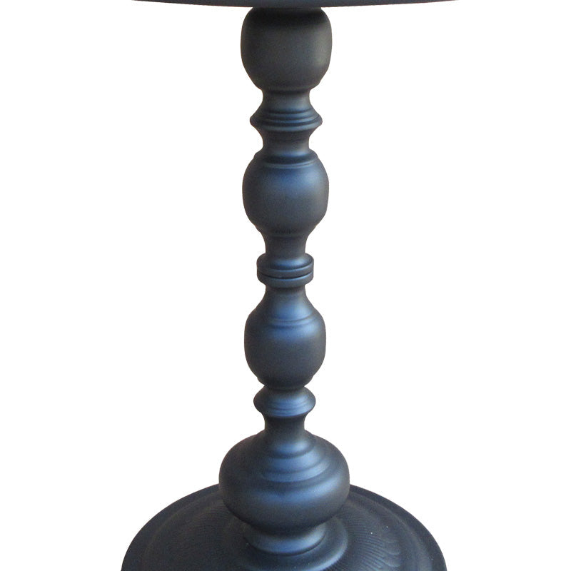 Măsuță auxiliară metalică Anesor, Metal, Diverse culori, 40x52 cm - Negru