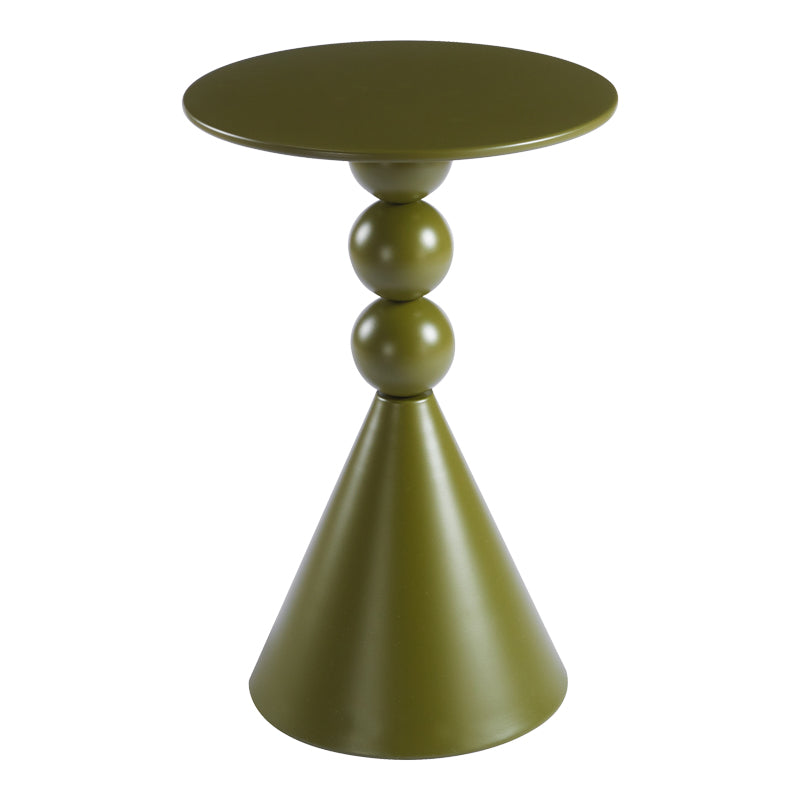Măsuță auxiliară cu funcție de depozitare Bilane, Metal, Diverse culori, 39x60 cm - Verde