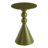 Măsuță auxiliară cu funcție de depozitare Bilane, Metal, Diverse culori, 39x60 cm - Verde