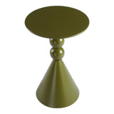 Măsuță auxiliară cu funcție de depozitare Bilane, Metal, Diverse culori, 39x60 cm - Verde