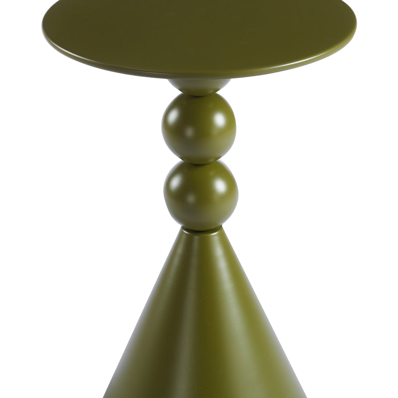 Măsuță auxiliară cu funcție de depozitare Bilane, Metal, Diverse culori, 39x60 cm - Verde