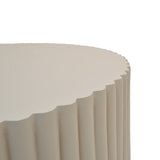 Masuta de cafea Binero, Gri - Travertin, D106x45 cm - Gri