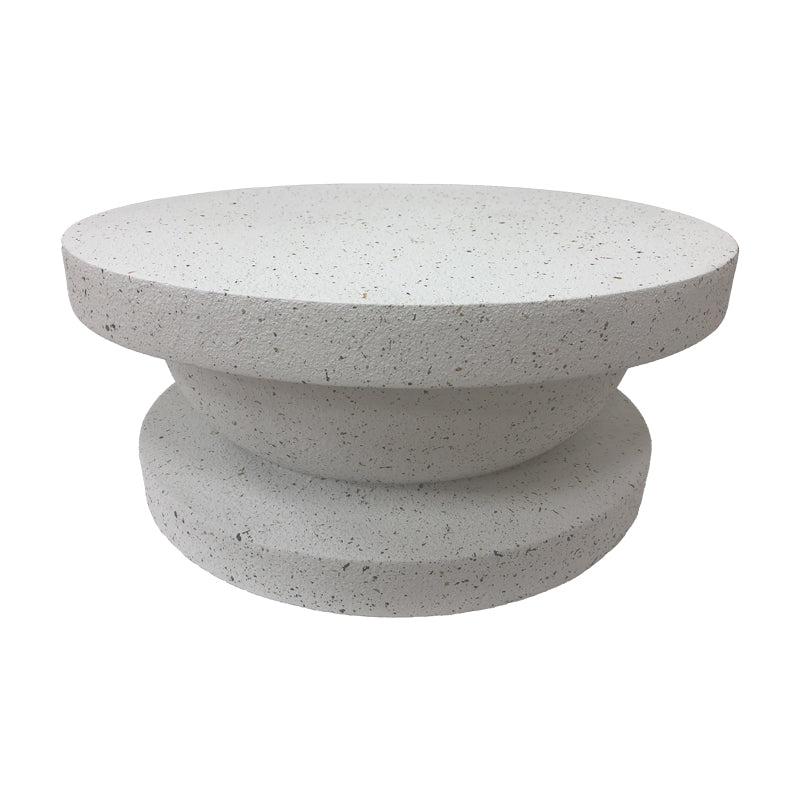 Masuta de cafea Cerba, Alb - Ecru, 70x30 cm - Alb