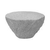 Masuta de cafea Delion, Alb - Gri, 65x47x41 cm - Alb