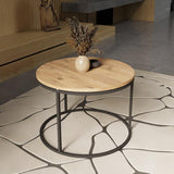 Masuta de cafea Drion  marmura neagra-metal negru D60x40cm - Masuta de cafea Drion  marmura neagra-metal negru D60x40cm