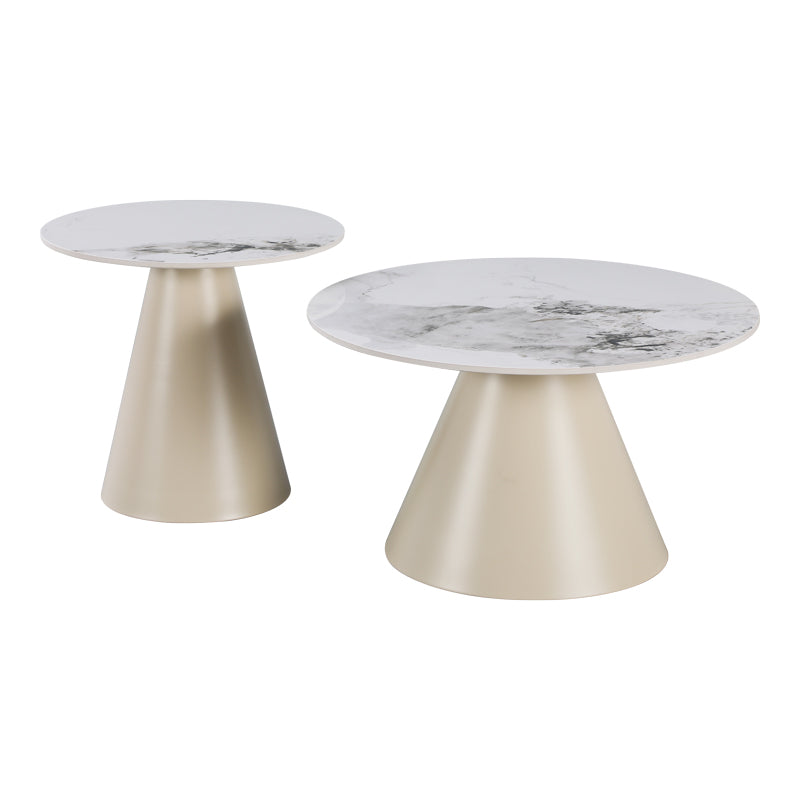 Masuta de cafea Duoma, Metal