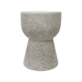 Masuta de cafea Efria, Gri - Ecru, 33x46 cm - Ecru